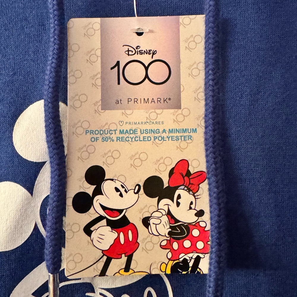 Sale! NWT Disney 100 Years  “Original & only Mickey” Hoodie Sweater - Picture 10 of 10